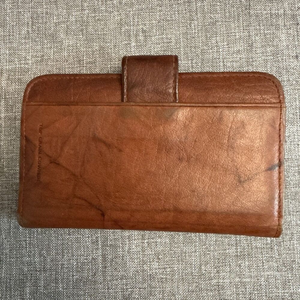 Buxton Heiress Brown Leather Wallet - Genuine Leather - Picture 2 of 10